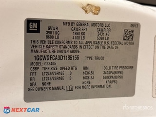 2013 Chevrolet 2500 Express 2013 Chevrolet 2500 Express Cargo Van