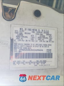 Zdjęcie 10 z 10 samochodu: 1998 FORD EXPLORER VIN:1FMZU32E2WZA28646 - miniatura