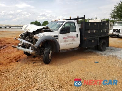 Drugie zdjęcie samochodu z przodu: 2008 FORD F450 SUPER DUTY VIN:1FDXF46YX8ED58394 - miniatura