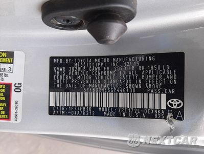 Zdjęcie 10 z 11 samochodu: 2016 TOYOTA COROLLA L VIN:5YFBURHE6GP446400 - miniatura