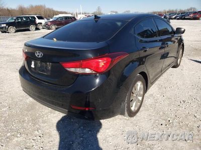 Czwarte zdjęcie samochodu z boku: 2015 HYUNDAI ELANTRA SE VIN:KMHDH4AE3FU235890 - miniatura
