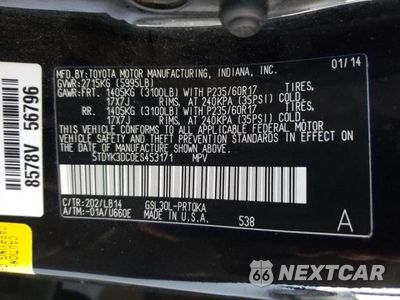 Zdjęcie 10 z 10 samochodu: 2014 TOYOTA SIENNA XLE VIN:5TDYK3DC0ES453171 - miniatura