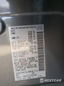 Zdjęcie 10 z 10 samochodu: 2016 NISSAN ROGUE S VIN:5N1AT2MT2GC804722 - miniatura