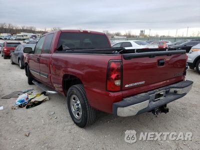Trzecie zdjęcie samochodu z tyłu: 2004 CHEVROLET SILVERADO C1500 VIN:2GCEC19T841403170 - miniatura