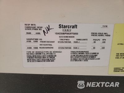 Zdjęcie 10 z 10 samochodu: 2019 STARCRAFT TELLURIDE VIN:1SACS0BP5K3FF5053 - miniatura