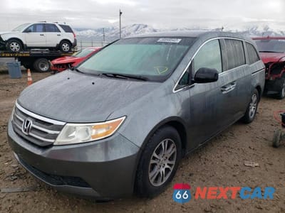 Drugie zdjęcie samochodu z przodu: 2011 HONDA ODYSSEY EX VIN:5FNRL5H46BB019188 - miniatura