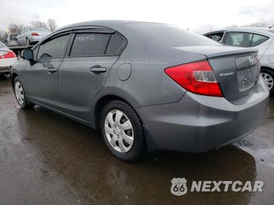 Trzecie zdjęcie samochodu z tyłu: 2012 HONDA CIVIC LX VIN:19XFB2E58CE073312 - miniatura