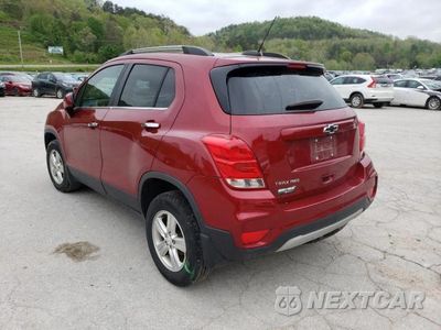 Trzecie zdjęcie samochodu z tyłu: 2019 CHEVROLET TRAX 1LT VIN:3GNCJPSB2KL238723 - miniatura
