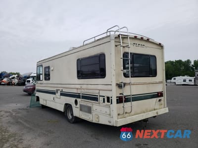 Trzecie zdjęcie samochodu z tyłu: 1989 FORD ECONOLINE E350 MOTOR HOME CHASSIS VIN:1FCKE33G5KHB99006 - miniatura