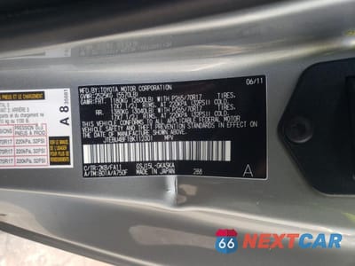 Zdjęcie 10 z 10 samochodu: 2011 TOYOTA FJ CRUISER VIN:JTEBU4BF1BK112301 - miniatura
