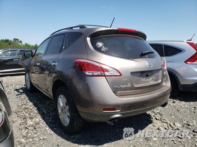 Trzecie zdjęcie samochodu z tyłu: 2012 NISSAN MURANO S VIN:JN8AZ1MW4CW210315 - miniatura
