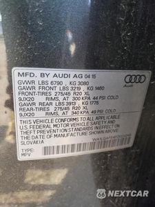 Zdjęcie 10 z 10 samochodu: 2015 AUDI Q7 PREMIUM PLUS VIN:WA1LGAFE4FD024248 - miniatura