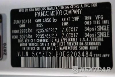 Zdjęcie 21 z 48 samochodu: 2014 HYUNDAI SANTA FE SPORT VIN:5XYZT3LB0EG203484 - miniatura