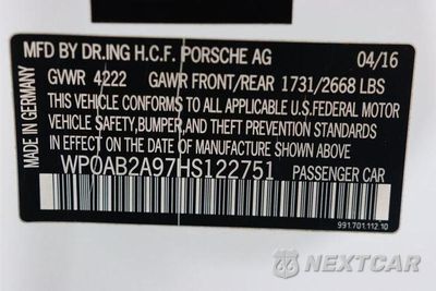 Zdjęcie 44 z 45 samochodu: 2017 PORSCHE 911 CARRERA S VIN:WP0AB2A97HS122751 - miniatura