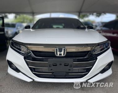 Trzecie zdjęcie samochodu z tyłu: 2021 HONDA ACCORD SPORT VIN:1HGCV1F32MA046985 - miniatura