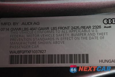 Zdjęcie 16 z 40 samochodu: 2015 AUDI S3 VIN:WAUBFGFFXF1037827 - miniatura