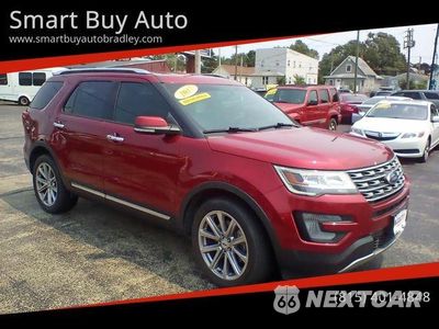 Trzecie zdjęcie samochodu z tyłu: 2017 FORD EXPLORER LIMITED VIN:1FM5K7FH1HGC03189 - miniatura