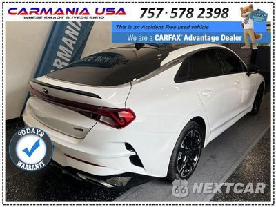 Piąte zdjęcie samochodu w środku: 2021 KIA K5 GT LINE VIN:5XXG64J24MG009129 - miniatura