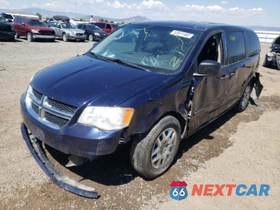 Drugie zdjęcie samochodu z przodu: 2014 DODGE GRAND CARAVAN SE VIN:2C4RDGBGXER299346 - miniatura
