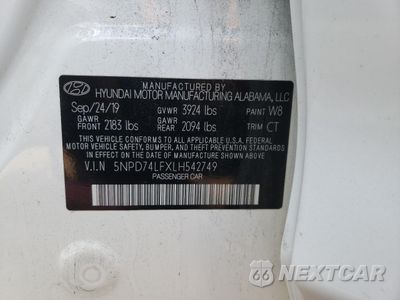 Zdjęcie 10 z 10 samochodu: 2020 HYUNDAI ELANTRA SE VIN:5NPD74LFXLH542749 - miniatura
