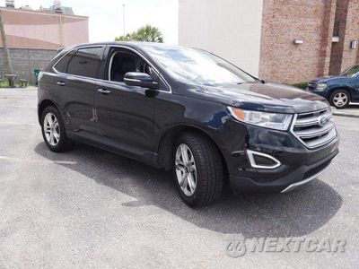Trzecie zdjęcie samochodu z tyłu: 2018 FORD EDGE TITANIUM VIN:2FMPK3K95JBB42698 - miniatura