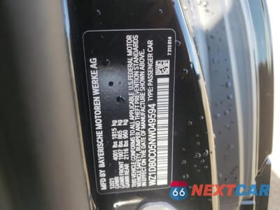 Zdjęcie 10 z 10 samochodu: 2022 TOYOTA SUPRA BASE VIN:WZ1DB0C05NW049594 - miniatura