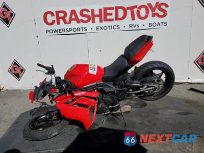 Trzecie zdjęcie samochodu z tyłu: 2012 KAWASAKI EX650 EC VIN:JKAEXEE16CDA08047 - miniatura