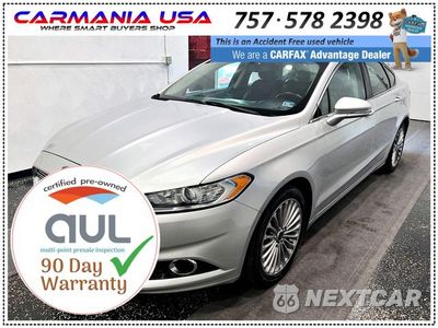 Trzecie zdjęcie samochodu z tyłu: 2016 FORD FUSION TITANIUM VIN:3FA6P0K95GR405238 - miniatura