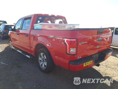 Trzecie zdjęcie samochodu z tyłu: 2017 FORD F150 SUPERCREW VIN:1FTEW1CP2HKC45577 - miniatura