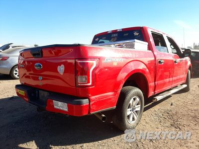 Czwarte zdjęcie samochodu z boku: 2017 FORD F150 SUPERCREW VIN:1FTEW1CP2HKC45577 - miniatura