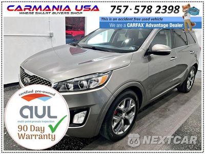 Trzecie zdjęcie samochodu z tyłu: 2016 KIA SORENTO SX VIN:5XYPK4A57GG006215 - miniatura