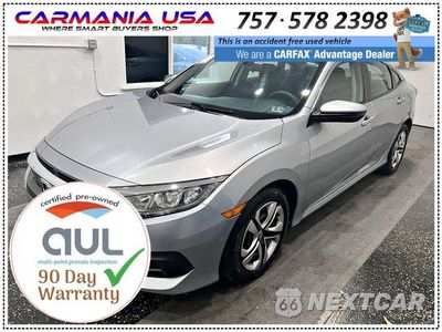 Trzecie zdjęcie samochodu z tyłu: 2016 HONDA CIVIC LX VIN:19XFC2F51GE208907 - miniatura