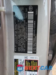 Zdjęcie 10 z 10 samochodu: 2009 TOYOTA CAMRY VIN:4T1BE46K09U893735 - miniatura