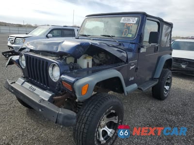 Drugie zdjęcie samochodu z przodu: 1997 JEEP WRANGLER / TJ SPORT VIN:1J4FY19S0VP486637 - miniatura