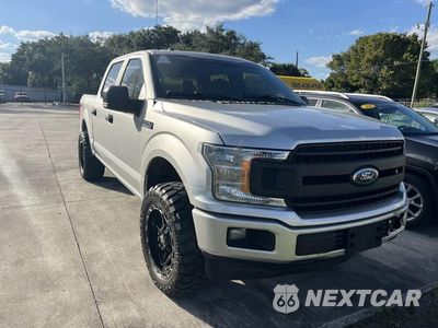 Trzecie zdjęcie samochodu z tyłu: 2018 FORD F150 SUPERCREW VIN:1FTEW1CB4JFC43204 - miniatura