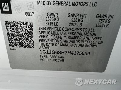 Zdjęcie 18 z 18 samochodu: 2017 CHEVROLET SONIC VIN:1G1JG6SH7H4175039 - miniatura