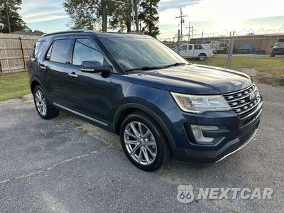 Trzecie zdjęcie samochodu z tyłu: 2017 FORD EXPLORER LIMITED VIN:1FM5K7F84HGA35029 - miniatura