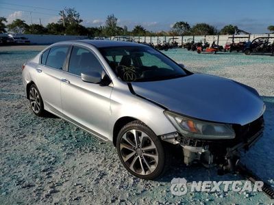Czwarte zdjęcie samochodu z boku: 2015 HONDA ACCORD SPORT VIN:1HGCR2F51FA203677 - miniatura