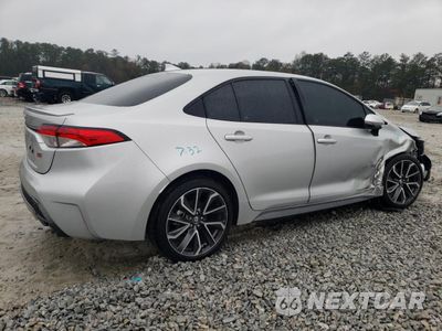 Trzecie zdjęcie samochodu z tyłu: 2020 TOYOTA COROLLA SE VIN:5YFP4RCE7LP039628 - miniatura