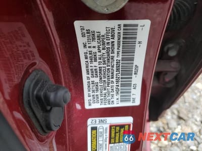 Zdjęcie 13 z 13 samochodu: 2007 HONDA CIVIC LX VIN:1HGFA16527L069282 - miniatura