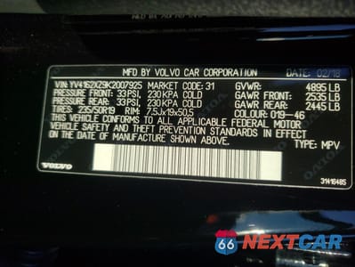 Zdjęcie 13 z 13 samochodu: 2019 VOLVO XC40 T5 MOMENTUM VIN:YV4162XZ9K2007925 - miniatura