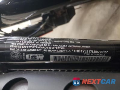 Zdjęcie 10 z 10 samochodu: 2020 HARLEY-DAVIDSON FXBB VIN:1HD1YJJ17LB077515 - miniatura