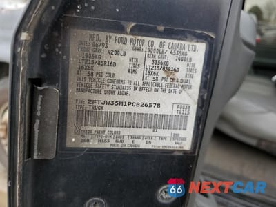 Zdjęcie 13 z 13 samochodu: 1993 FORD F350 VIN:2FTJW35M1PCB26578 - miniatura