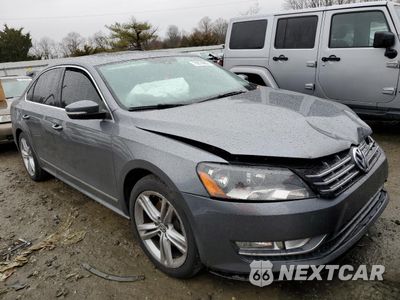 Czwarte zdjęcie samochodu z boku: 2014 VOLKSWAGEN PASSAT SEL VIN:1VWCT7A31EC114498 - miniatura