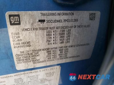 Zdjęcie 12 z 12 samochodu: 2023 CHEVROLET SILVERADO K1500 ZR2 VIN:3GCUDHEL7PG101355 - miniatura