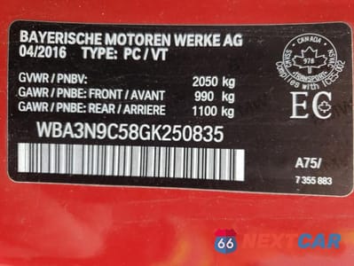 Zdjęcie 12 z 12 samochodu: 2016 BMW 428 XI VIN:WBA3N9C58GK250835 - miniatura