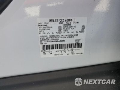 Zdjęcie 13 z 13 samochodu: 2018 FORD EXPLORER POLICE INTERCEPTOR VIN:1FM5K8AR5JGA46083 - miniatura