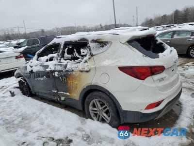 Drugie zdjęcie samochodu z przodu: 2017 HYUNDAI SANTA FE SPORT VIN:5XYZUDLB1HG410604 - miniatura
