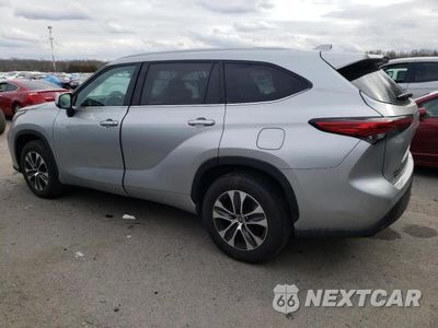 Drugie zdjęcie samochodu z przodu: 2022 TOYOTA HIGHLANDER XLE VIN:5TDGZRAH8NS545784 - miniatura
