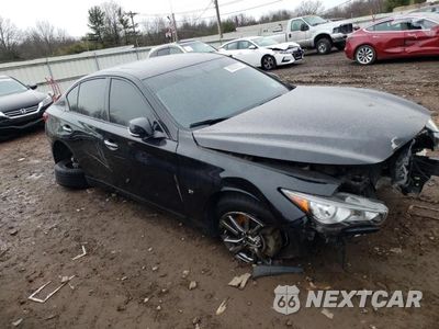Czwarte zdjęcie samochodu z boku: 2015 INFINITI Q50 BASE VIN:JN1BV7AR6FM420432 - miniatura